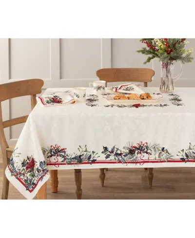 Lenox Holiday Winter Greetings Tablecloth, 60" X 120" In Multi