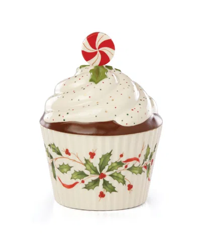 Lenox Hosting The Holidays Bakeshop Cupcake Candy Dish In Multi