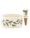 Lenox Hosting The Holidays Wine Coaster & Stopper Set In Multicolor