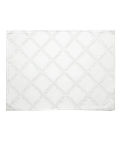Lenox Laurel Leaf Set/4 Placemats 13" X 18" In White