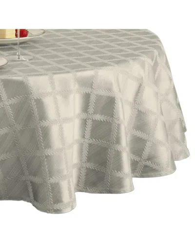 Lenox Laurel Leaf Tablecloth In Gray