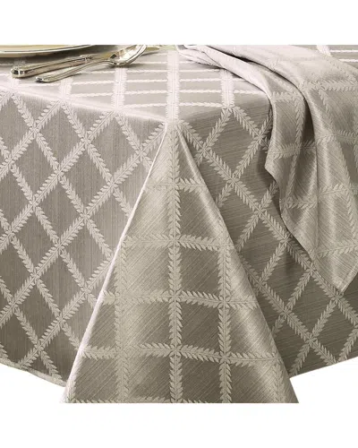 Lenox Laurel Leaf Tablecloth In Gray