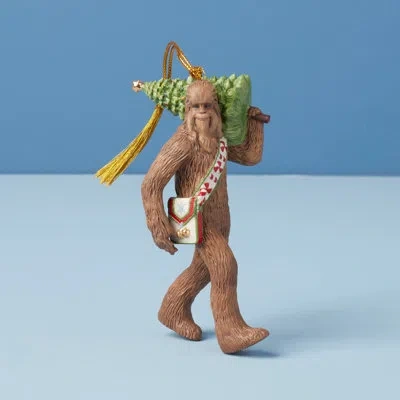 Lenox Licensed Non Dated Chewbacca With Christmas Tree Ornament In Multi