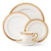Lenox Lowell White 5-piece Place Setting In Brown