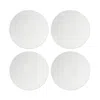 Lenox Lx Collective Accent Plates, Set Of 4 In White