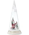 Lenox Merry & Magical Light-up Santa With Lantern Figurine In Multi