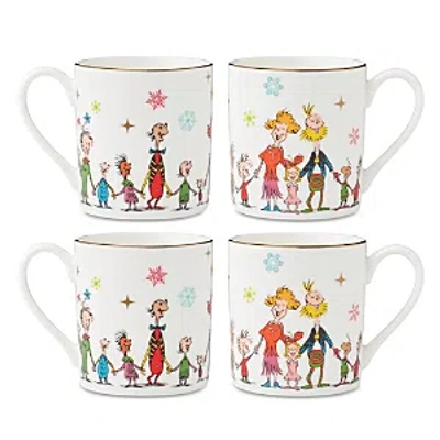 Lenox Merry Grinchmas Mugs, Set Of 4 In Multi