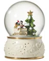 Lenox Mickey Mouse Snow Globe In White