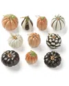 Lenox Mini Pumpkin 10pc Ornament Set In Multicolor