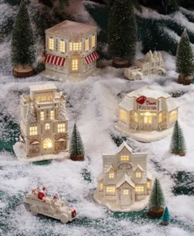 Lenox Mistletoe Park Figurine Collection Exclusively At Macys In Ivory