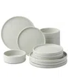 Lenox Modulus 12 Pc. Dinnerware Set, Service For 4 In Gray