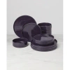 Lenox Modulus 12-piece Dinnerware Set, Nightshade In Black