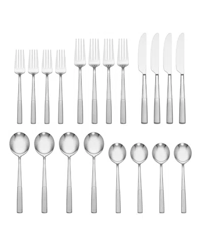 Lenox Modulus Mirror 20-pc. Flatware Set, Service For 4 In Silver