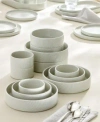 Lenox Modulus Textured Dinnerware Collection In Gray