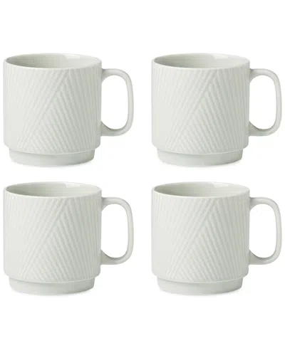 Lenox Modulus Textured Mugs, Set Of 4