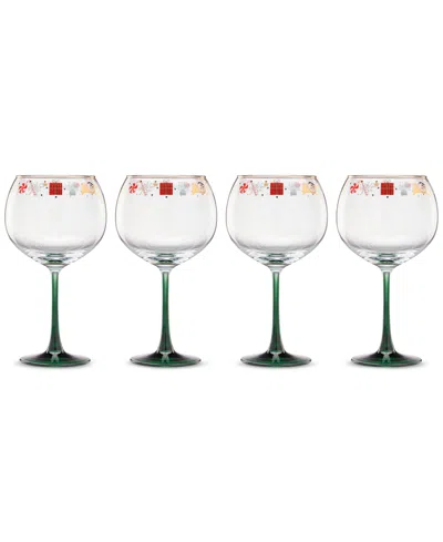 Lenox Nutcracker Ballet Balloon Wine Glasses, Set Of 4