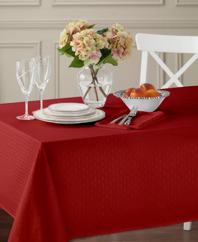 Lenox Olivia Oblong Tablecloth, 60" X 140" In Red