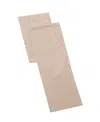 Lenox Olivia Polyester Runner, 14" X 90" In Tan
