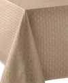 Lenox Olivia Polyester Tablecloth, 60" X 102" In Tan