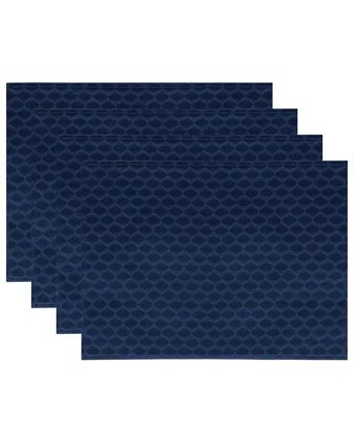 Lenox Olivia Reversible Placemats In Blue