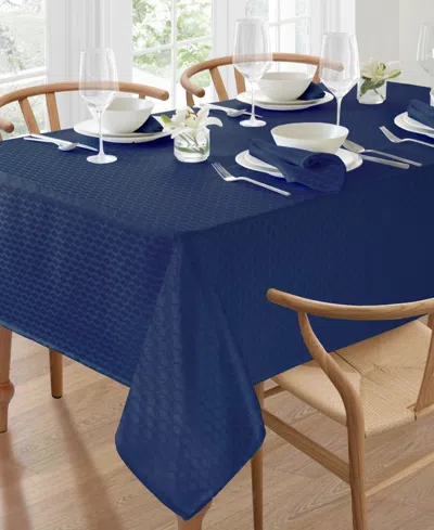 Lenox Olivia Tablecloth, 60" X 102" In Blue