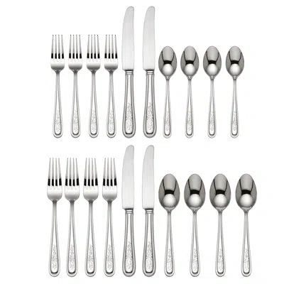Lenox Opal Innocence 20 Piece 18/10 Stainless Steel Flatware Set