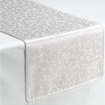 Lenox Opal Innocence Reversible Table Runner In White