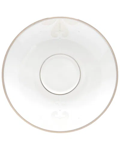 Lenox Opal Innocence Scroll Saucer In White
