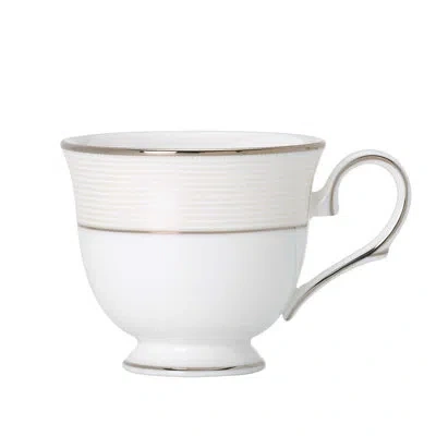 Lenox Opal Innocence Stripe 6 Oz. Teacup In White