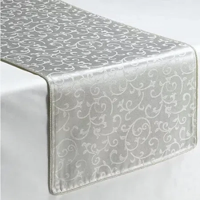 Lenox Opal Innocence Table Runner In Gray