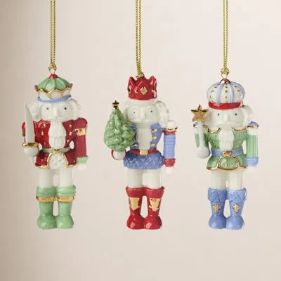 Lenox Ornament Boxed Set 1" Porcelain Figurine In Multi