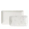 Lenox Oyster Bay Nesting Serving Platters, 2-piece Set In White
