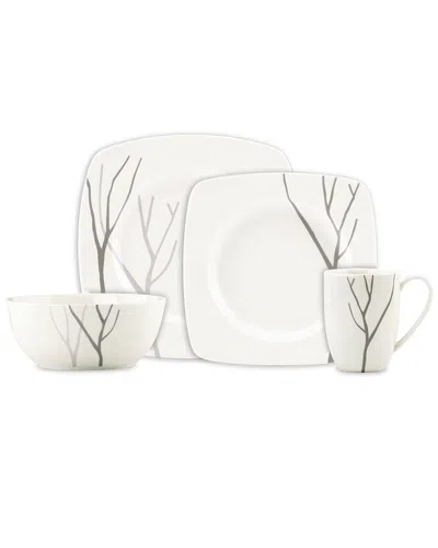 Lenox Park City Square 4 Pc Dinnerware Set In White