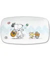 Lenox Peanuts Snoopy & Woodstock Easter Serving Tray In Multi And Ivory