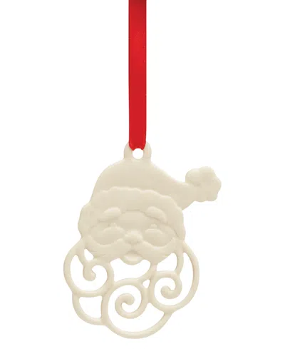 Lenox Pierced Santa Charm In Ivory