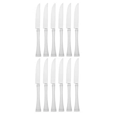 Lenox Portola 12-piece Steak Knife Set In Silver
