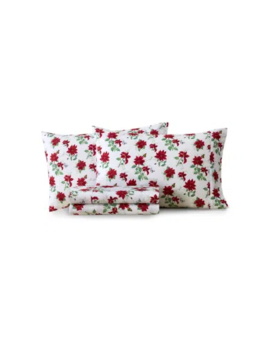 Lenox Printed Microfiber 4-piece Sheet Set, Twin In Multi