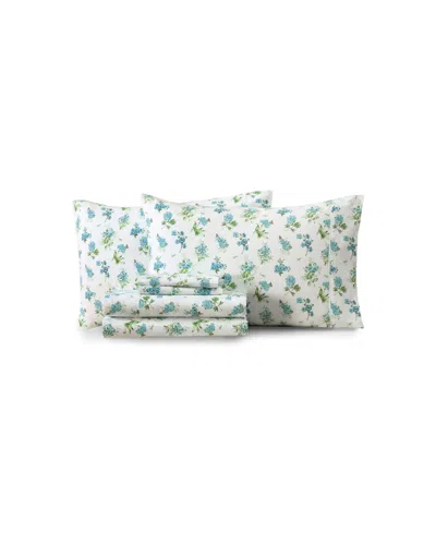 Lenox Printed Microfiber 6-piece Sheet Set, Full In Multi