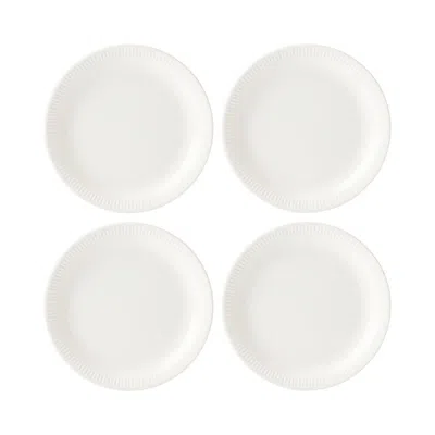 Lenox Profile 4-piece Dinner Plate Set In White