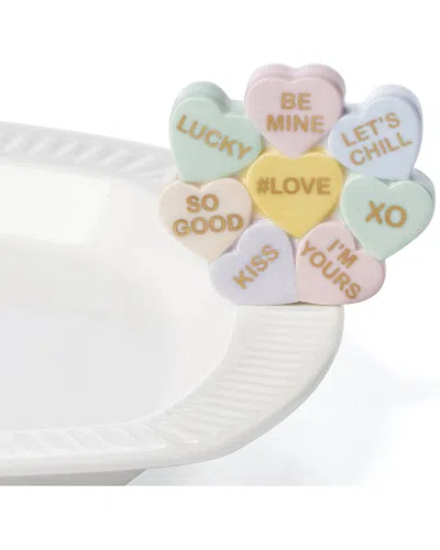 Lenox Profile Heart Popper In White