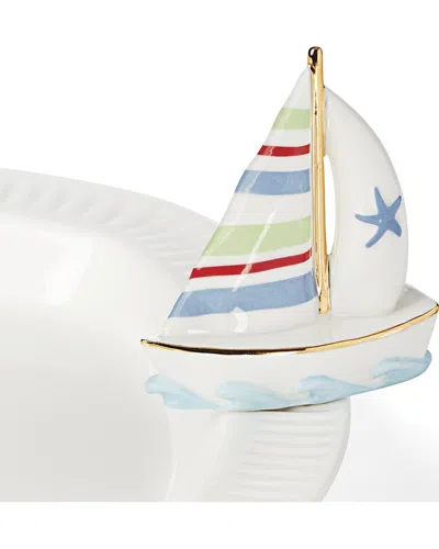 Lenox Profile Poppers Sailboat Popper In White