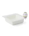 Lenox Profile Poppers Square Bowl And Easter Egg Popper Set In White