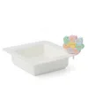 Lenox Profile Poppers Square Bowl And Valentine Heart Popper Set In White