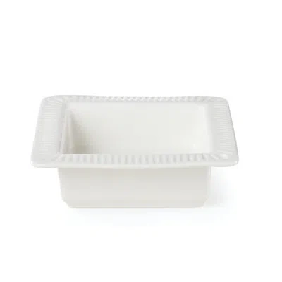 Lenox Profile Poppers Square Bowl In Pure White