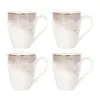 Lenox Salaria Mug, Set Of 4 In White