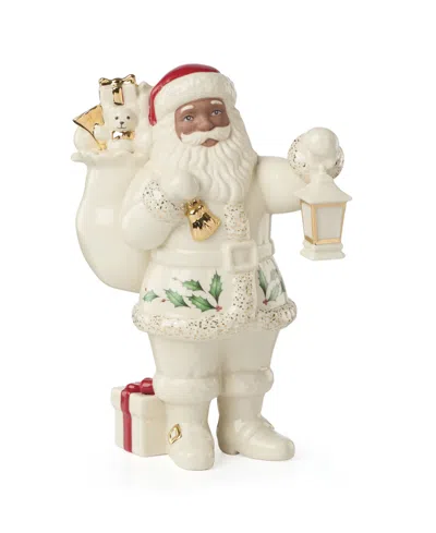 Lenox Santa With Lantern Figurine In Ivory