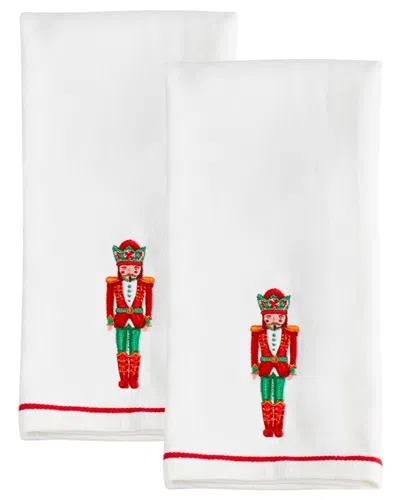 LENOX LENOX SET OF 2 BAYBERRY NUTCRACKER KITCHEN TOWELS