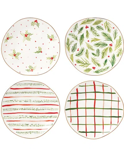 LENOX LENOX SET OF 4 BAYBERRY DESSERT PLATES