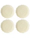 Lenox Set Of 4 Butterfly Meadow Floral Accent Plates