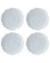 Lenox Set Of 4 Butterfly Meadow Floral Accent Plates